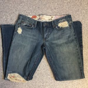 Joe’s Jeans Medium Destroyed and Patched Bootcut